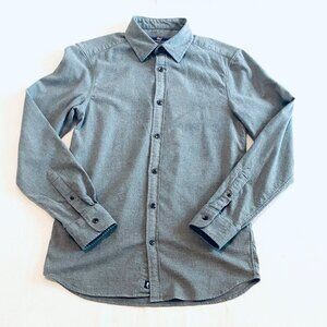 Vineyard Vines grey shirt Men's Small flannel preppy classic office stretch